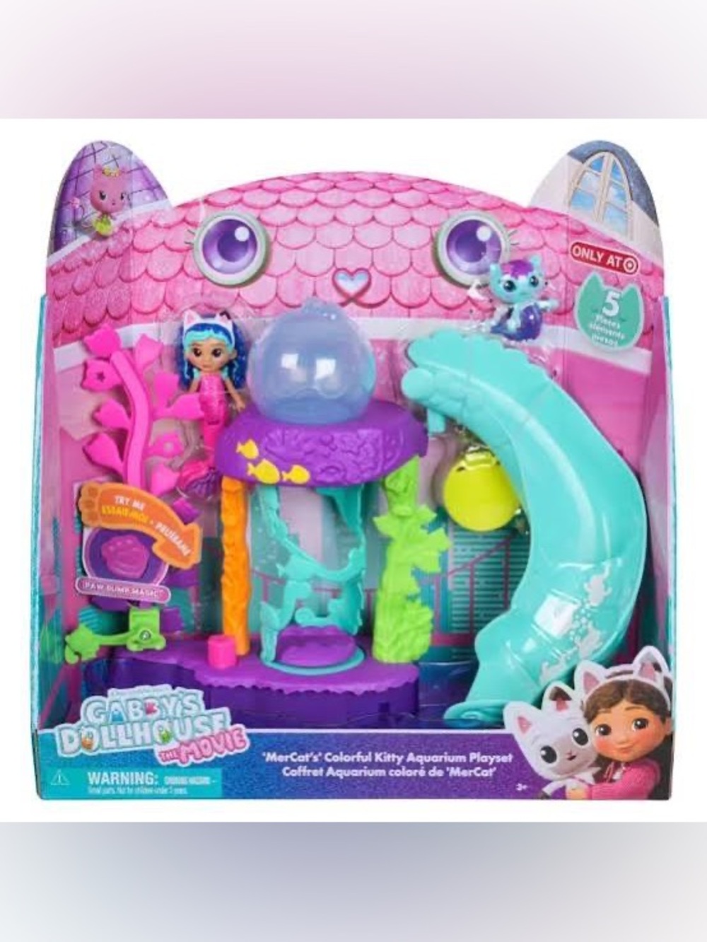 Mermaid Gabby and Metcat Movie Figure